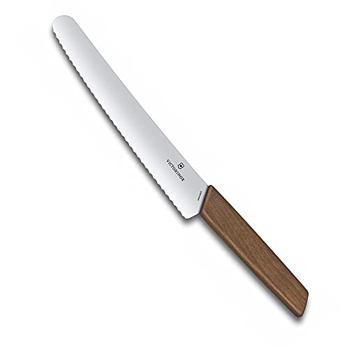 6. Victorinox Brotmesser, 22 cm Klinge, Holzgriff