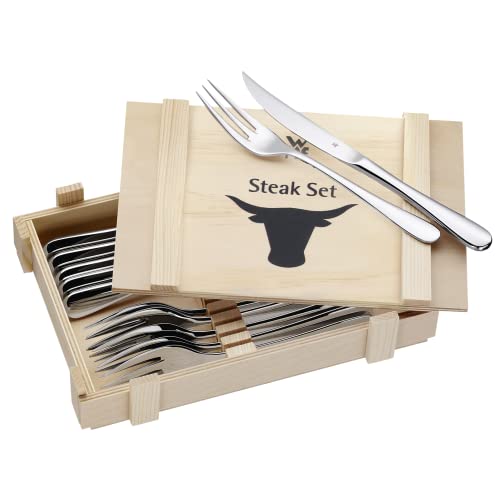 3. WMF Steakmesser Set, 12-teilig, Edelstahlgriff